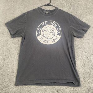 2019 Limited Edition CC Filson x Popeye Since 1897 Black T Shirt Mens M VTG